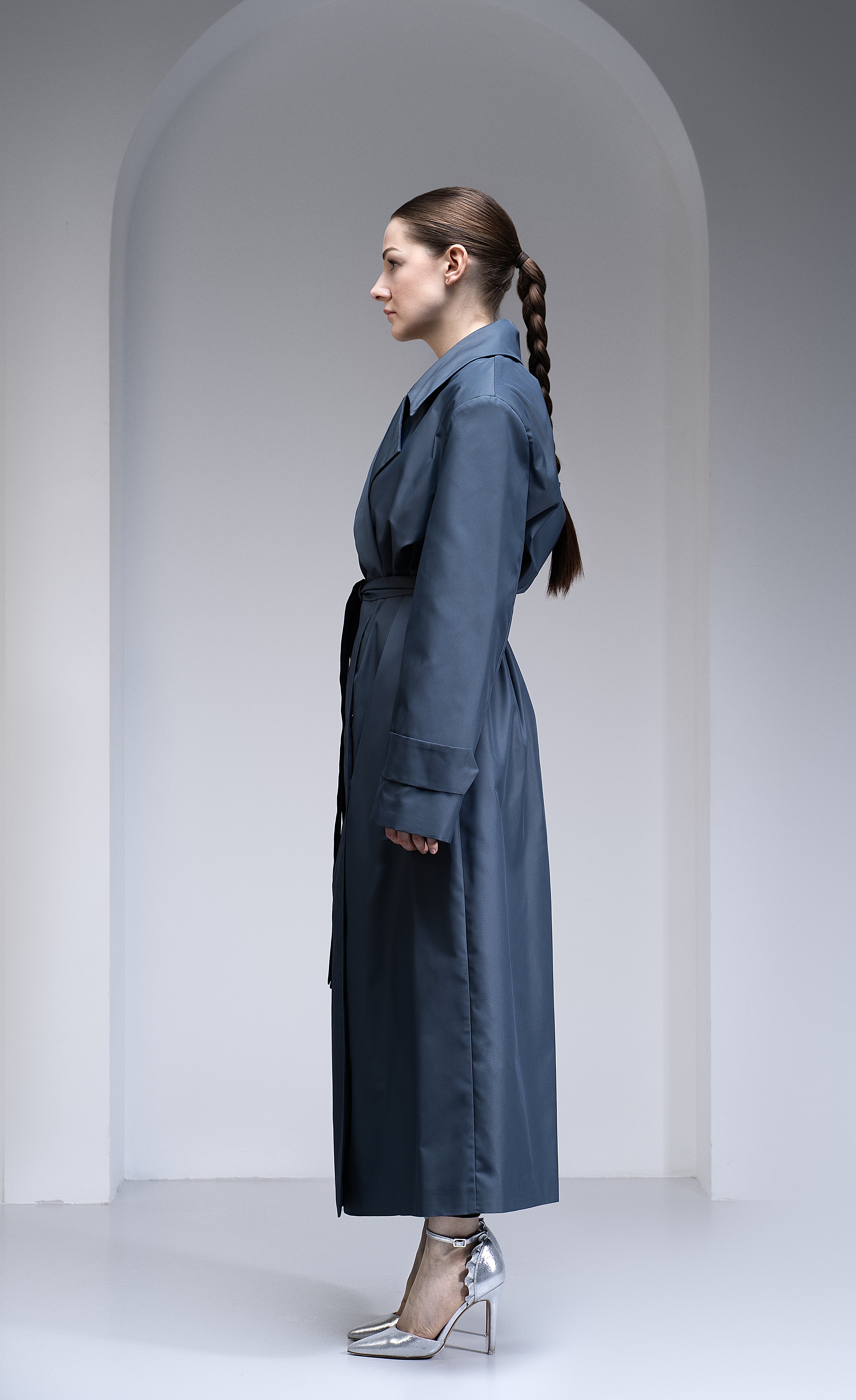 Water-repellent maxi trench coat - POWER
