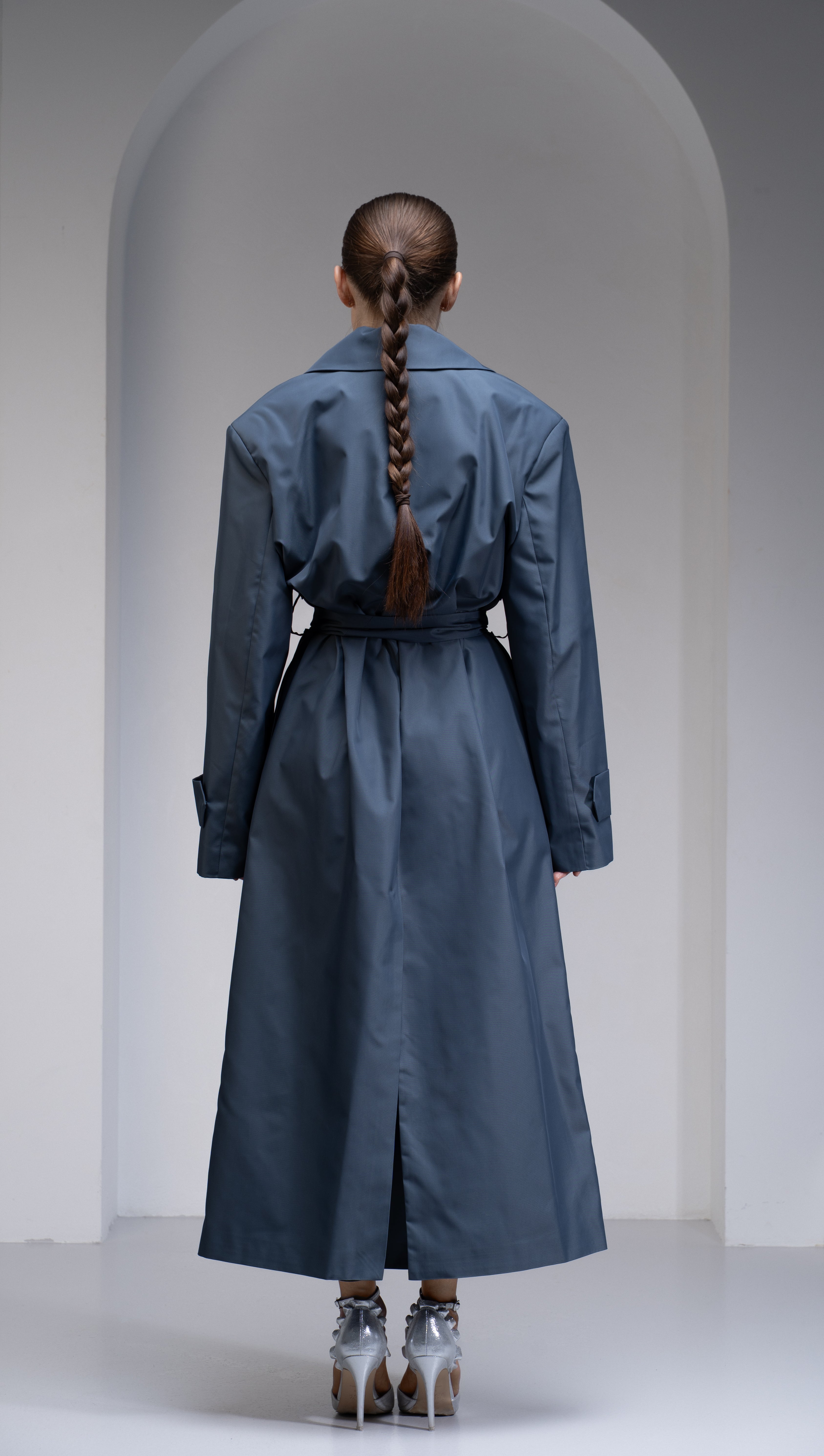 Water-repellent maxi trench coat - POWER