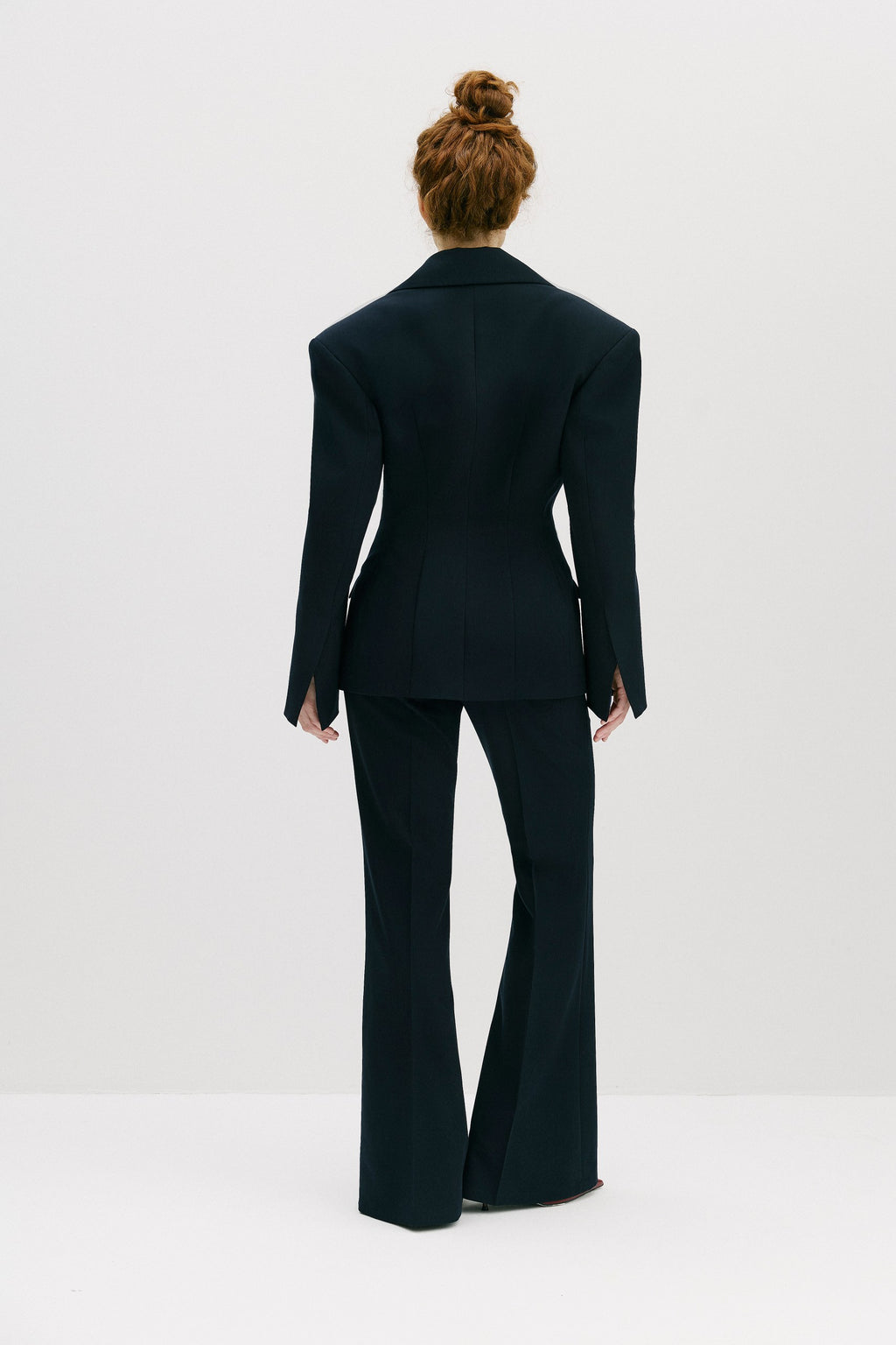 CONFIDENCE - Flare trousers in Deep Navy