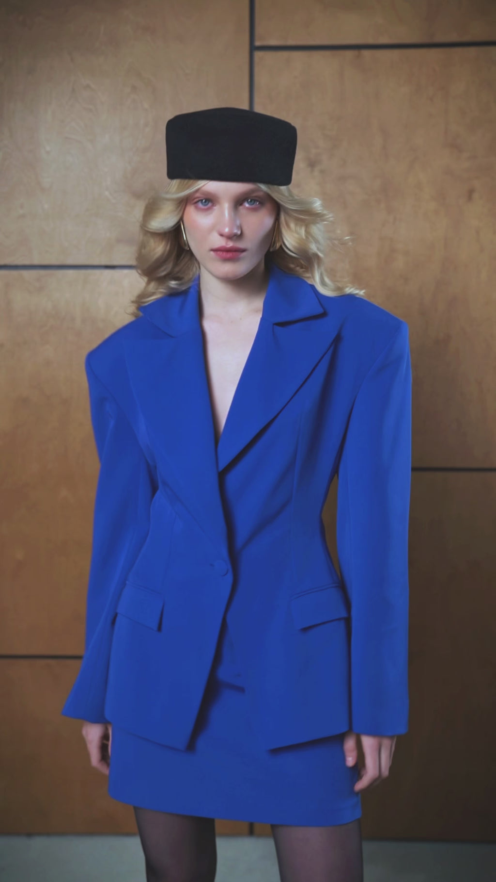 Sculpted blazer - CRYSTAL